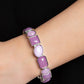 Giving Geometrics - Purple - Paparazzi Bracelet Image