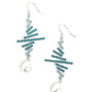 Timeless Tapestry - Blue - Paparazzi Earring Image