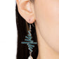 Timeless Tapestry - Blue - Paparazzi Earring Image