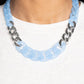 Curb Your Enthusiasm - Blue - Paparazzi Necklace Image