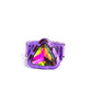 Triangle Tyrant - Purple - Paparazzi Ring Image
