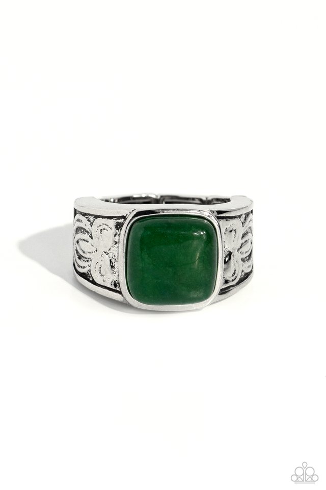 Regal Resistance - Green - Paparazzi Ring Image