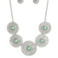 Chrysanthemum Craze - Green - Paparazzi Necklace Image