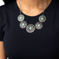 Chrysanthemum Craze - Green - Paparazzi Necklace Image