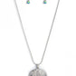 Seize the Sand Dollar - Green - Paparazzi Necklace Image