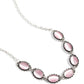 Framed in France - Pink - Paparazzi Necklace Image