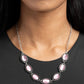 Framed in France - Pink - Paparazzi Necklace Image