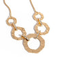 Rounded Redux - Gold - Paparazzi Necklace Image
