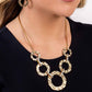Rounded Redux - Gold - Paparazzi Necklace Image