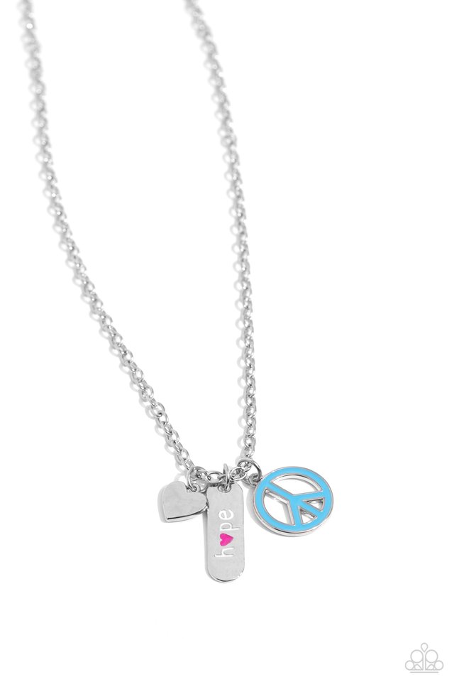 Hopeful Hallmark - Multi - Paparazzi Necklace Image