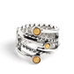 Sideline Shimmer - Orange - Paparazzi Ring Image