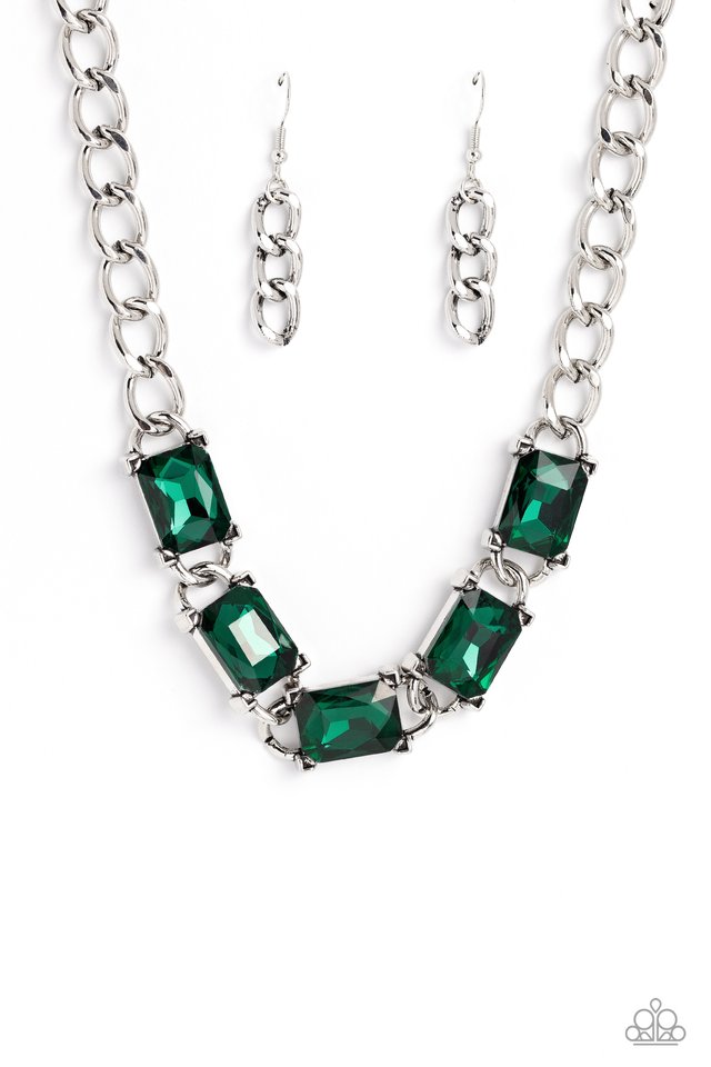 Radiating Review - Green - Paparazzi Necklace Image