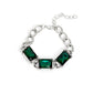 Dazzling Debut - Green - Paparazzi Bracelet Image