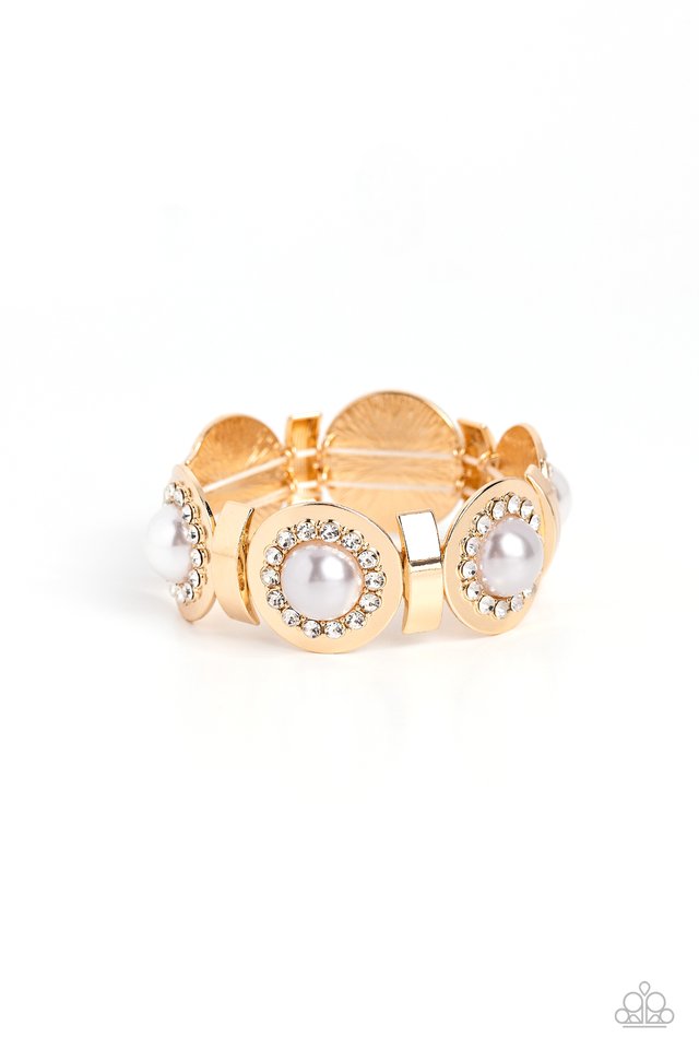 Summer Serenade - Gold - Paparazzi Bracelet Image