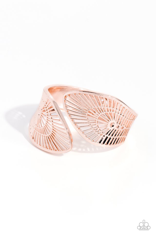 Palatial Palms - Rose Gold - Paparazzi Bracelet Image