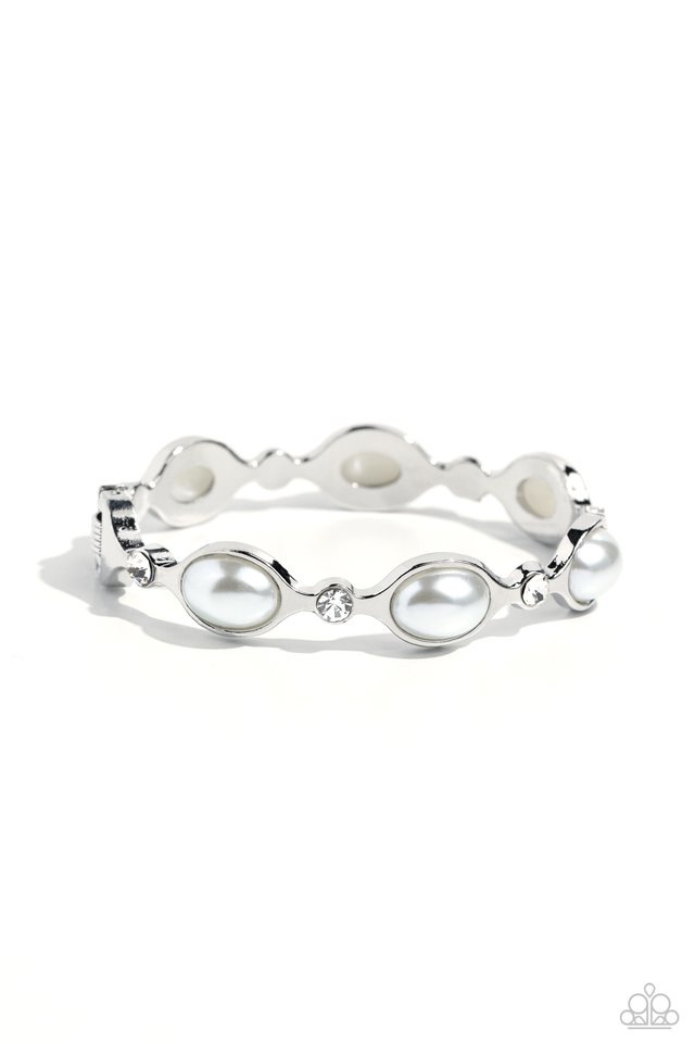 Are You Gonna Be My PEARL? - White - Paparazzi Bracelet Image