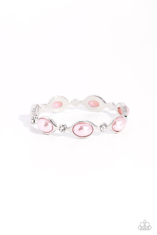 Are You Gonna Be My PEARL? - Pink - Paparazzi Bracelet Image