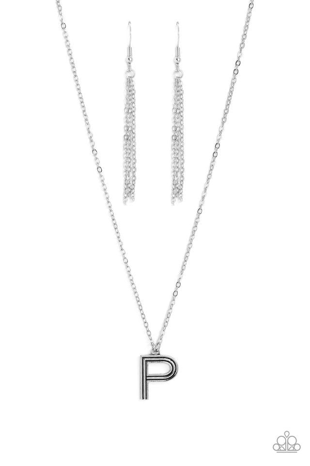 Paparazzi Necklace ~ Leave Your Initials - Silver - P – Paparazzi ...