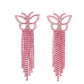 Billowing Butterflies - Pink - Paparazzi Earring Image