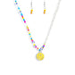 Smiling Showdown - Yellow - Paparazzi Necklace Image