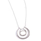 If the HORSESHOE Fits - White - Paparazzi Necklace Image