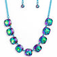 Combustible Command - Blue - Paparazzi Necklace Image