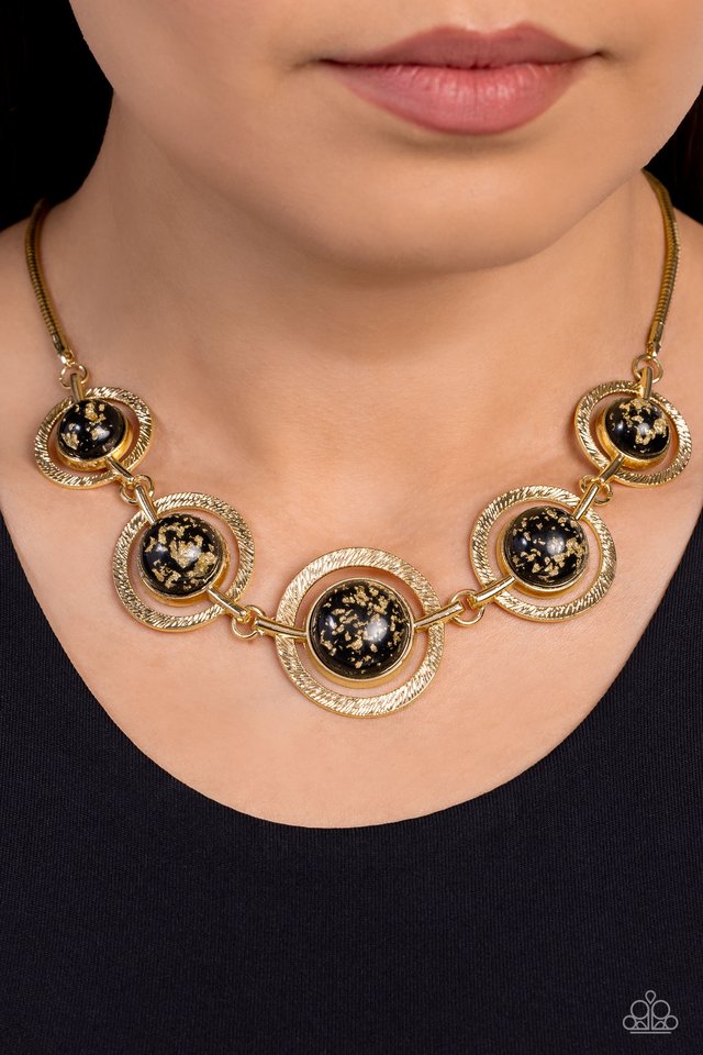 Sophisticated Showcase - Black - Paparazzi Necklace Image