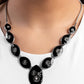 Pressed Flowers - Black - Paparazzi Necklace Image