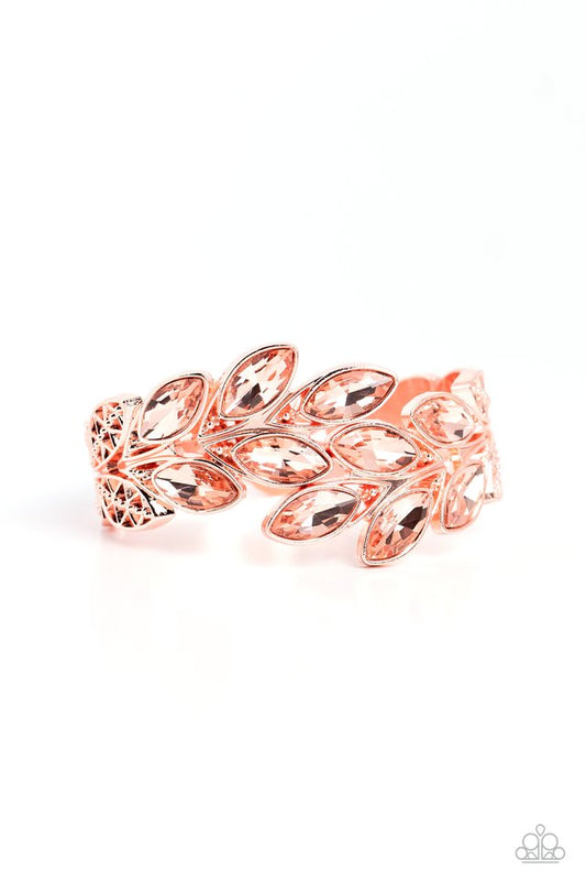 Luminous Laurels - Copper - Paparazzi Bracelet Image