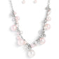 Scratched Shimmer - Pink - Paparazzi Necklace Image