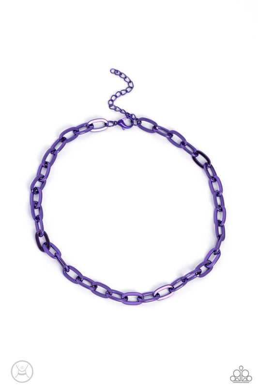Exuberant Encore - Purple - Paparazzi Necklace Image