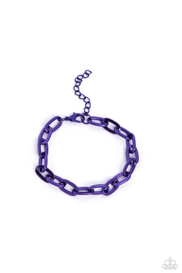 Energetic Encore - Purple - Paparazzi Bracelet Image