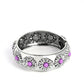 Taking FLORAL - Purple - Paparazzi Bracelet Image