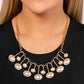 Abstract Adornment - Gold - Paparazzi Necklace Image