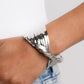 Radiant Ribbons - Silver - Paparazzi Bracelet Image