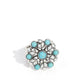 Flower of Life - Blue - Paparazzi Ring Image