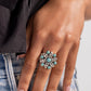 Flower of Life - Blue - Paparazzi Ring Image