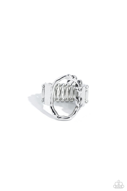 Greek Garden - Silver - Paparazzi Ring Image
