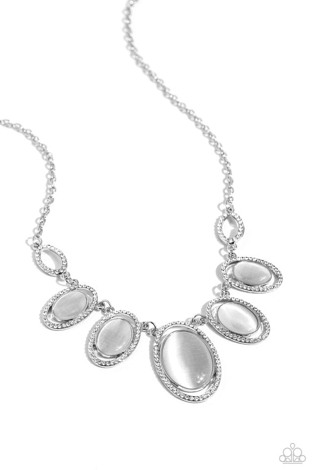 A BEAM Come True - White - Paparazzi Necklace Image