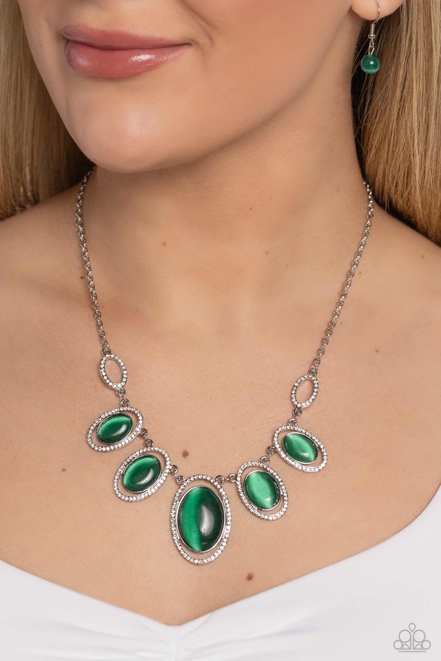 A BEAM Come True - Green - Paparazzi Necklace Image