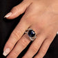 Scintillating Swirl - Blue - Paparazzi Ring Image