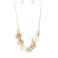 Caliber Choreographer - Gold - Paparazzi Necklace Image