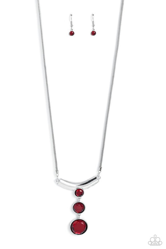 Alluring Andante - Red - Paparazzi Necklace Image