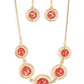 Sophisticated Showcase - Red - Paparazzi Necklace Image