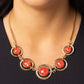 Sophisticated Showcase - Red - Paparazzi Necklace Image