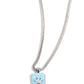 PAW to the Line - Blue - Paparazzi Necklace Image