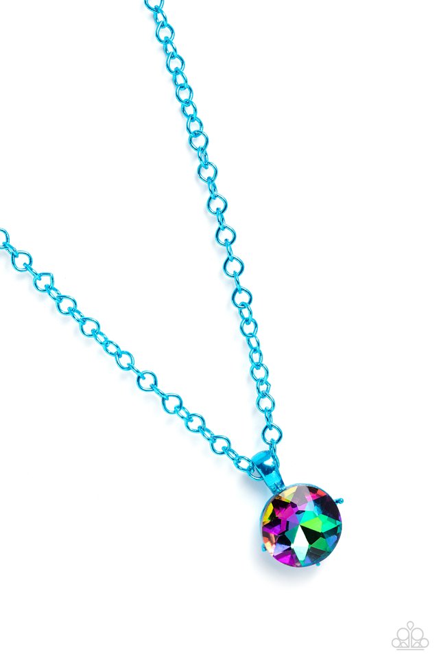 Las Vegas DIP - Blue - Paparazzi Necklace Image