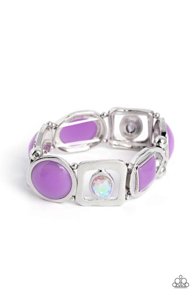 Majestic Mashup - Purple - Paparazzi Bracelet Image