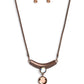 Alluring Andante - Copper - Paparazzi Necklace Image