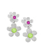 Fashionable Florals - Green - Paparazzi Earring Image